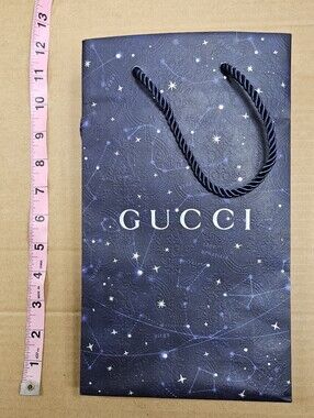 Gucci Constellation Stars Night Astrology Navy Blue Gift Bag